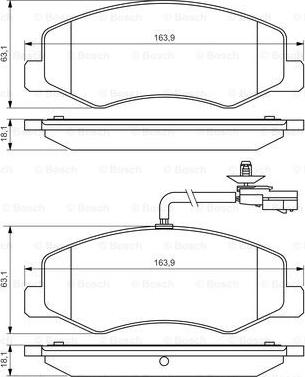 BOSCH 0 986 494 499 - Jarrupala, levyjarru inparts.fi