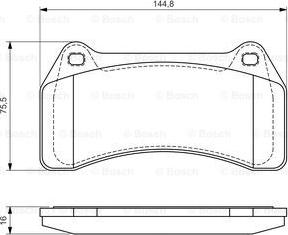 BOSCH 0 986 494 448 - Jarrupala, levyjarru inparts.fi