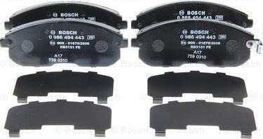 BOSCH 0 986 494 443 - Jarrupala, levyjarru inparts.fi