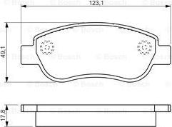 BOSCH 0 986 494 454 - Jarrupala, levyjarru inparts.fi