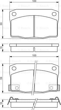 BOSCH 0 986 494 455 - Jarrupala, levyjarru inparts.fi