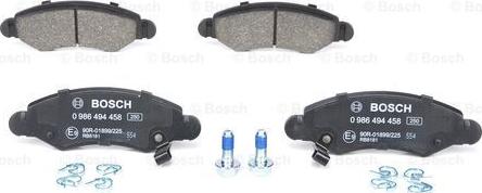 BOSCH 0 986 494 458 - Jarrupala, levyjarru inparts.fi