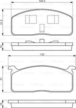 BOSCH 0 986 494 457 - Jarrupala, levyjarru inparts.fi