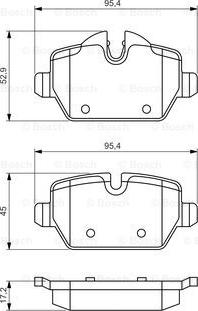 BOSCH 0 986 494 461 - Jarrupala, levyjarru inparts.fi