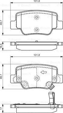 BOSCH 0 986 494 404 - Jarrupala, levyjarru inparts.fi