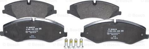 BOSCH 0 986 494 408 - Jarrupala, levyjarru inparts.fi