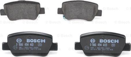 BOSCH 0 986 494 403 - Jarrupala, levyjarru inparts.fi