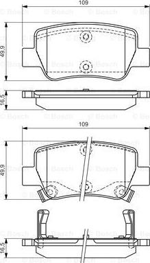 BOSCH 0 986 494 403 - Jarrupala, levyjarru inparts.fi