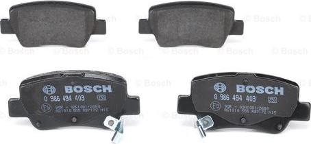 BOSCH 0 986 494 403 - Jarrupala, levyjarru inparts.fi