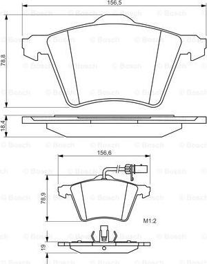 BOSCH 0 986 494 415 - Jarrupala, levyjarru inparts.fi