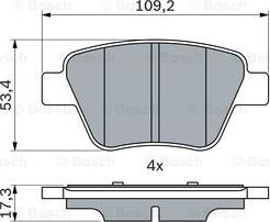 BOSCH 0 986 494 416 - Jarrupala, levyjarru inparts.fi