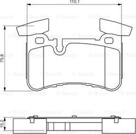 BOSCH 0 986 494 411 - Jarrupala, levyjarru inparts.fi