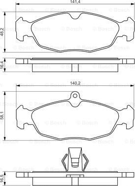 BOSCH 0 986 494 413 - Jarrupala, levyjarru inparts.fi