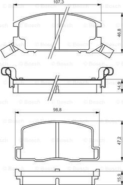 BOSCH 0 986 494 412 - Jarrupala, levyjarru inparts.fi