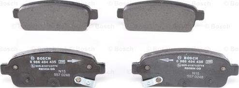 BOSCH 0 986 494 435 - Jarrupala, levyjarru inparts.fi