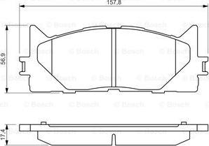 BOSCH 0 986 494 430 - Jarrupala, levyjarru inparts.fi