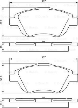 BOSCH 0 986 494 438 - Jarrupala, levyjarru inparts.fi