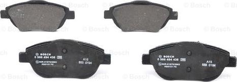 BOSCH 0 986 494 438 - Jarrupala, levyjarru inparts.fi