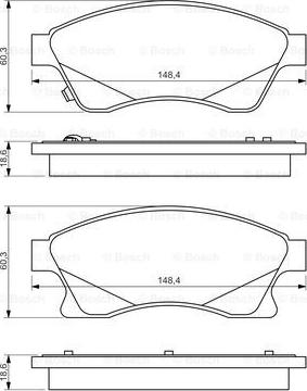 BOSCH 0 986 494 433 - Jarrupala, levyjarru inparts.fi