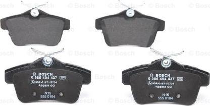 BOSCH 0 986 494 437 - Jarrupala, levyjarru inparts.fi