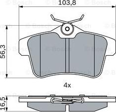 BOSCH 0 986 494 437 - Jarrupala, levyjarru inparts.fi