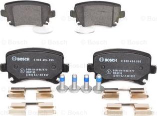 BOSCH 0 986 494 595 - Jarrupala, levyjarru inparts.fi