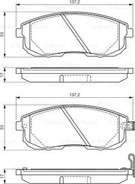 BOSCH 0 986 494 546 - Jarrupala, levyjarru inparts.fi