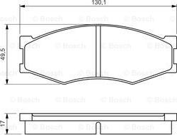 BOSCH 0 986 494 541 - Jarrupala, levyjarru inparts.fi