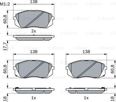 BOSCH 0 986 494 559 - Jarrupala, levyjarru inparts.fi