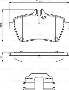 BOSCH 0 986 494 555 - Jarrupala, levyjarru inparts.fi