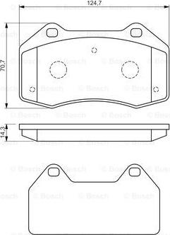 BOSCH 0 986 494 551 - Jarrupala, levyjarru inparts.fi