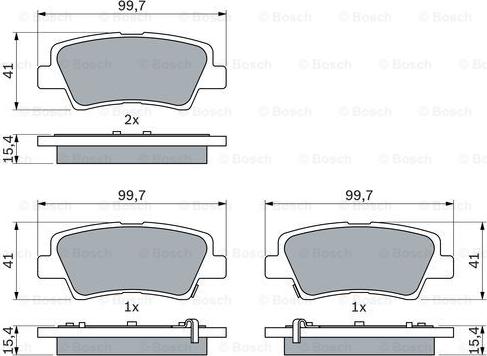 BOSCH 0 986 494 557 - Jarrupala, levyjarru inparts.fi