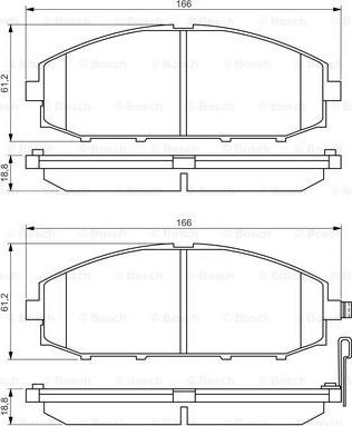 BOSCH 0 986 494 560 - Jarrupala, levyjarru inparts.fi