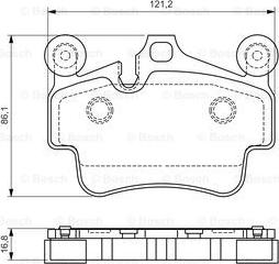 BOSCH 0 986 494 567 - Jarrupala, levyjarru inparts.fi