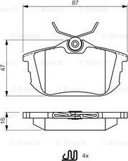 BOSCH 0 986 494 506 - Jarrupala, levyjarru inparts.fi