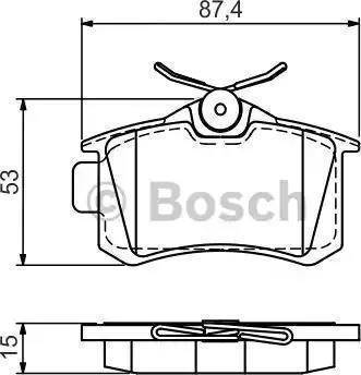 BOSCH 986461769 - Jarrupala, levyjarru inparts.fi