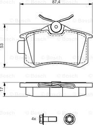 BOSCH 0 986 494 514 - Jarrupala, levyjarru inparts.fi