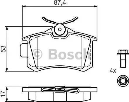 BOSCH 986566683 - Jarrupala, levyjarru inparts.fi