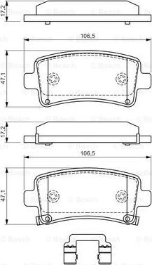 BOSCH 0 986 494 586 - Jarrupala, levyjarru inparts.fi