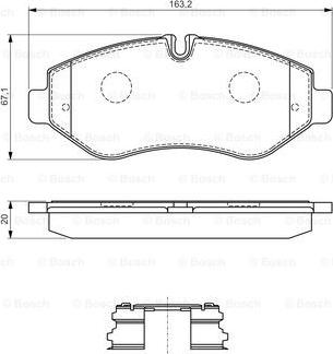 BOSCH 0 986 494 582 - Jarrupala, levyjarru inparts.fi