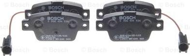 BOSCH 0 986 494 536 - Jarrupala, levyjarru inparts.fi