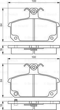 BOSCH 0 986 494 531 - Jarrupala, levyjarru inparts.fi