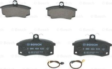 BOSCH 0 986 494 533 - Jarrupala, levyjarru inparts.fi