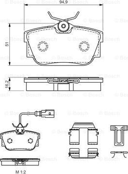 BOSCH 0 986 494 529 - Jarrupala, levyjarru inparts.fi