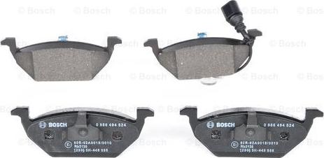 BOSCH 0 986 494 524 - Jarrupala, levyjarru inparts.fi