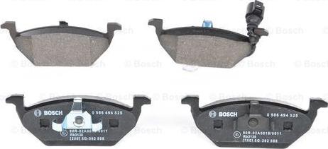 BOSCH 0 986 494 525 - Jarrupala, levyjarru inparts.fi