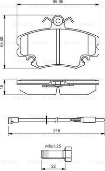 BOSCH 0 986 494 522 - Jarrupala, levyjarru inparts.fi