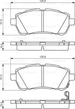 BOSCH 0 986 494 574 - Jarrupala, levyjarru inparts.fi