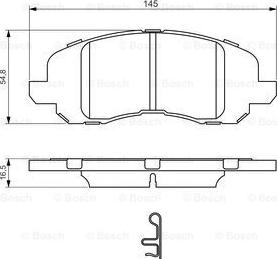 BOSCH 0 986 494 575 - Jarrupala, levyjarru inparts.fi