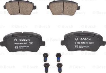 BOSCH 0 986 494 573 - Jarrupala, levyjarru inparts.fi